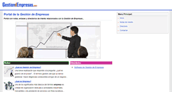 Desktop Screenshot of gestiondempresas.com