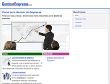 Tablet Screenshot of gestiondempresas.com